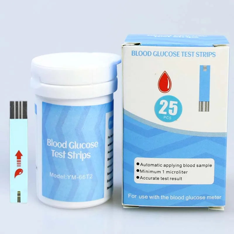 GLUCÓMETRO DE OXÍGENO EN SANGRE + 25L Y 25T