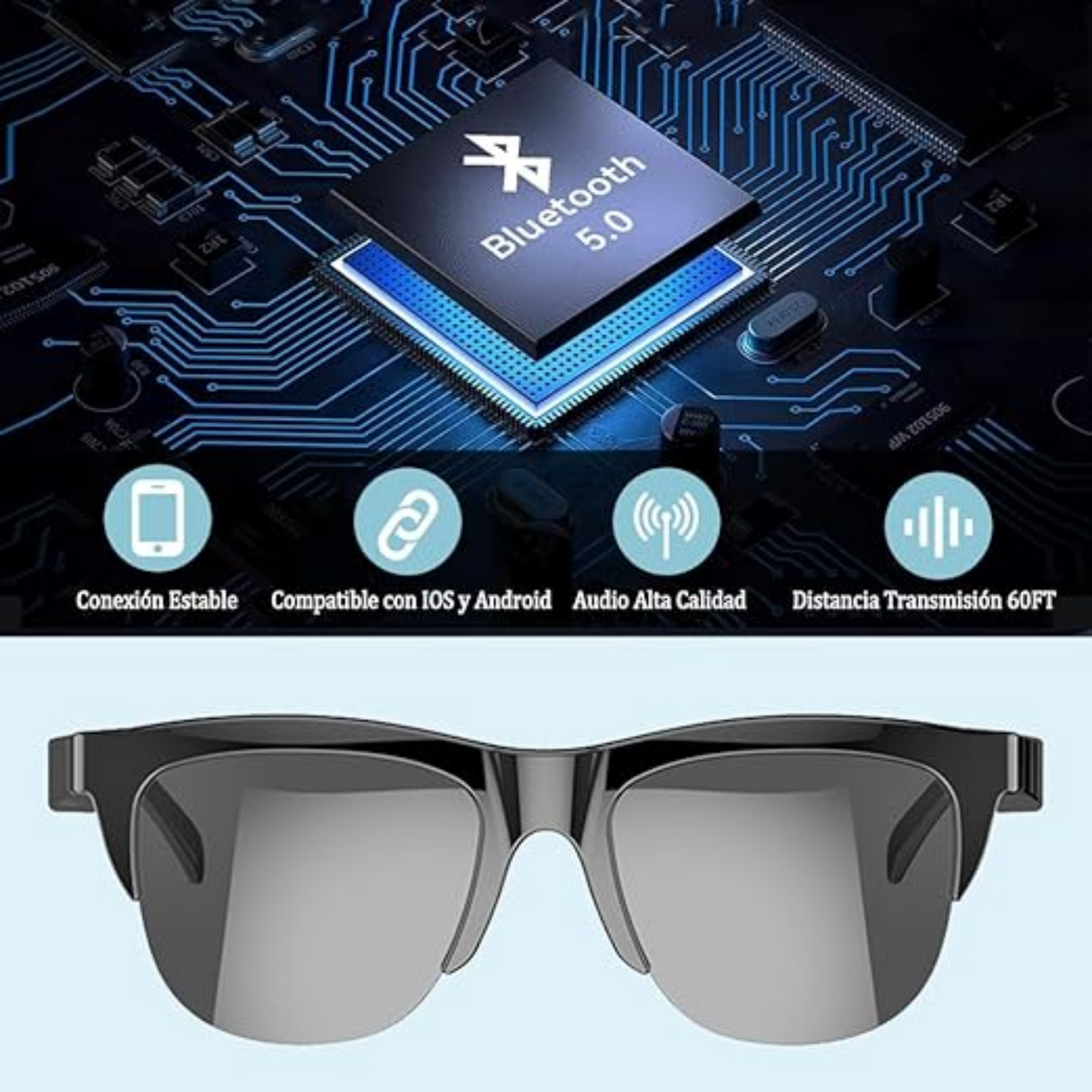 GAFAS INTELIGENTES BLUETOOTH