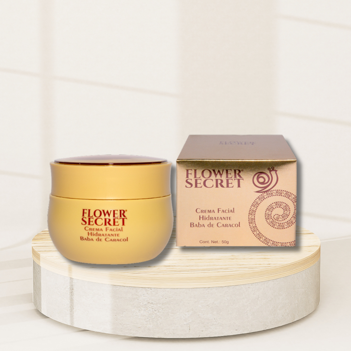 CREMA FACIAL HIDRATANTE CON BABA DE CARACOL