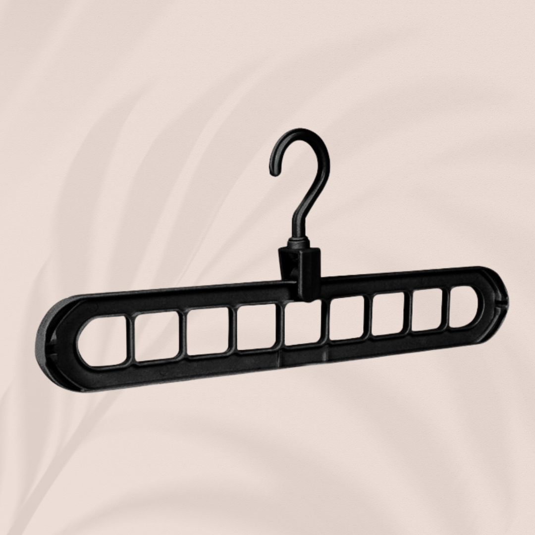 PACK X5 - GANCHO COLGADOR ROPA (9 EN 1)