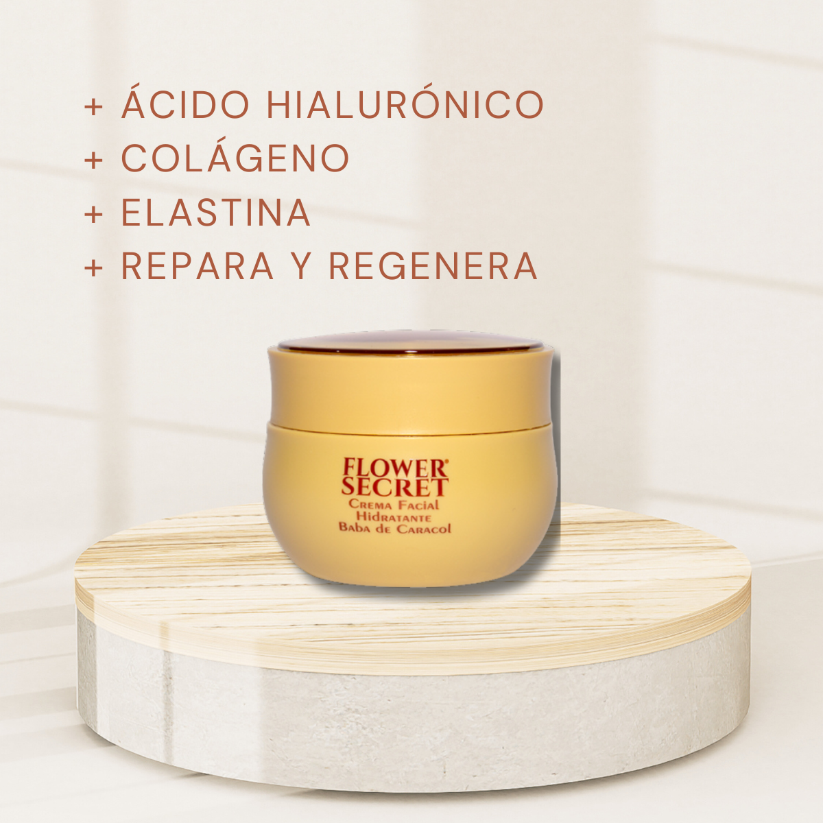 CREMA FACIAL HIDRATANTE CON BABA DE CARACOL