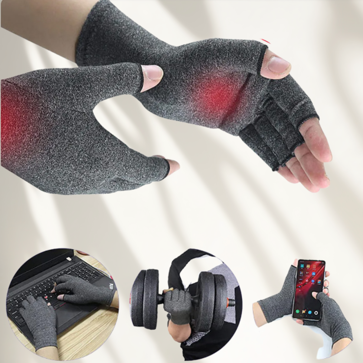 GUANTES COMPRESIÓN (PARA ALIVIAR ARTRITIS)