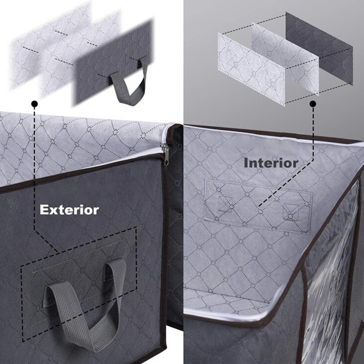 PACK X8 - BOLSAS DE ALMACEMAMIENTO ORGANIZADORAS PREMIUM