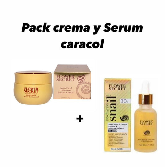 PACK CREMA BABA DE CARACOL + SERUM BABA DE CARACOL